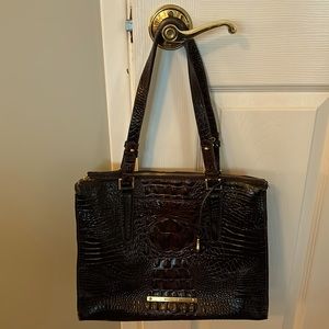 Brahmin Embossed Leather Handbag